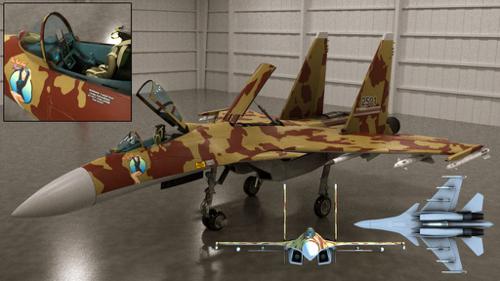 ESH-2501 Modern Fighter Jet preview image